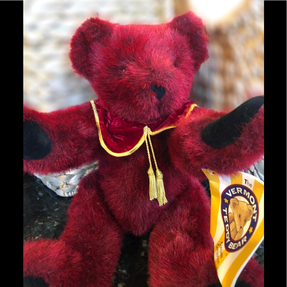 VERMONT TEDDY BEAR Red Christmas Bear